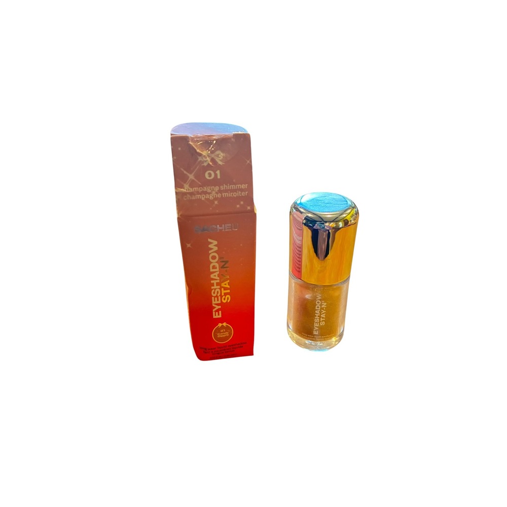 Sacheu Eyeshadow Stay-N Long Wear Liquid 01 Champagne Shimmer Candy Dippd